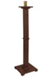 Gothic Paschal Candlestick - Walnut Stain