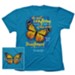 Transformed Butterfly Shirt, Blue, X-Large