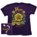 Shine Sunflower Shirt, Purple, X-Large