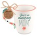 Amazing Mom, Philippians 1:7, Ceramic Mug, Floral