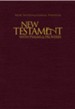 NIV New Testament with Psalms and Proverbs, Pocket-Sized,  Paperback, Burgundy