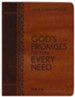 God's Promises for Your Every Need, Large-Print, NKJV--soft leather-look, brown