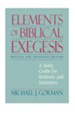 Elements of Biblical Exegesis: A Basic Guide for Students and Ministers / Revised - eBook