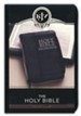 KJV Mini Pocket Bible--soft leather-look, black with zipper