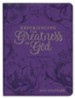 Devotional Experiencing the Greatness of God--soft leather-look, purple