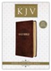 KJV Super Giant-Print Bible--imitation leather, brown , thu  mb indexed