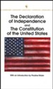 The Declaration of Independence and the Constitution of the United States