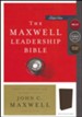 NKJV Comfort Print Maxwell Leadership Bible, Third Edition, Premium Calfskin Leather, Brown - Slightly Imperfect