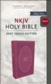 NKJV Comfort Print Holy Bible, Soft Touch Edition, Imitation Leather, Pink