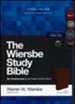 NKJV, Wiersbe Study Bible, Genuine Leather, Brown, Comfort Print