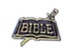 Sword and Bible Lapel Pin, Gold Plated