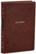 NKJV Giant-Print Center-Column Reference Bible, Comfort Print--soft leather-look, brown