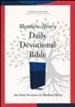 NKJV Matthew Henry Daily Devotional Bible, Comfort Print--soft leather-look, blue/navy