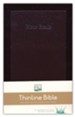 CEB Thinline Bible--bonded leather, burgundy