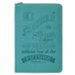 She Is Clothed in Strength and Dignity Zippered Journal, Teal