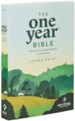 NLT One Year Premium Slimline Large Print Bible, Softcover