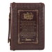 The Lord's Prayer Bible Cover, Brown, Large
