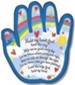 Hold My Hand God; Hand Shaped Plaque
