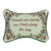 Friends Are Family One Finds Along The Way, Tapestry Word Pillow