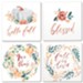 Fall Blessings Coasters, Set of 4