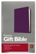 NLT Premium Gift Bible Imitation Leather, purple petals