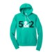 5 & 2 Hooded Sweatshirt, Teal, X-Large