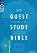 NIV Quest Study Bible, Comfort Print--soft leather-look,  turquoise