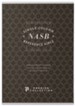 NASB Comfort Print Single-Column Reference Bible--premium goatskin, black (Premier Collection)