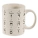 Hebrew Alphabet Ceramic Mug (12 oz.) 