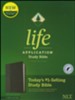 NLT Life Application Study Bible, Third Edition--soft leather-look, black/onyx (indexed)