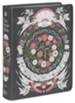 NIV The Jesus Bible Artist Edition, Comfort Print--soft leather-look, gray floral (indexed)
