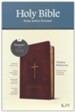 KJV Thinline Reference Bible, Filament Enabled Edition, LeatherLike, Reverent Cross Dark Brown