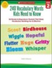 240 Vocabulary Words Kids Need to Know: Grade 2: 24 Ready-to-Reproduce Packets That Make Vocabulary Building Fun & Effective