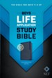 NLT Boys Life Application Study Bible--soft leather-look, blue/neon/glow