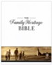 NLT Family Heritage Bible--hardcover (indexed), black with Silver Foil