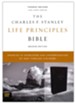 KJV Charles F. Stanley Life Principles Bible, Comfort Print--soft leather-look, black (indexed)