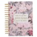 More Precious Than Rubies, Wirebound Journal, Pink Floral