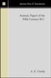 Aramaic Papyri of the Fifth Century B.C.