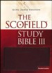 KJV Scofield Study Bible III Burgundy Bonded Leather,  Thumb-Indexed