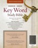 ESV Key Word Study Bible, Genuine Leather, Black
