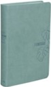 The Message Large-Print Deluxe Gift Bible--soft leather-look, teal