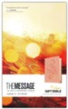 The Message Deluxe Gift Bible, LeatherLike, Pink and Gold Waves