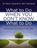 What to Do When You Don't Know What to Do: 8 Principles for Finding God's Way - eBook
