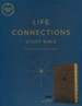 CSB Life Connections Study Bible--soft leather-look, brown (indexed)