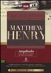 Biblia de estudio RVR Matthew Henry, piel italiana, indice  (RVR Matthew Henry Study Bible, Italian Leather, Index)