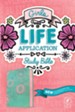 NLT Girls Life Application Study Bible--soft leather-look, teal/pink with flowers