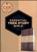 CSB Essential Teen Study Bible, Weathered Gray Cork LeatherTouch