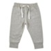 Little Blessing Pants, Cream and Grey, 0-3 Months