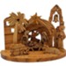 Olive Wood Nativity Grotto, Medium