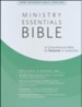 NIV Ministry Essentials Bible-Genuine leather, black